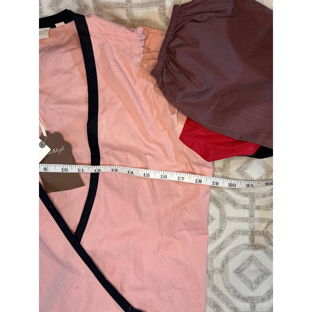 Anthropologie Forever That Girl Colorblocked Wrap Top size‎ XS boho chic - Picture 4 of 8